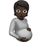 Apple 플랫폼을 위한 pregnant person: dark skin tone