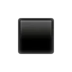 black small square pour la plateforme Apple