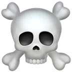 skull and crossbones pentru platforma Apple