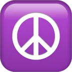 peace symbol لمنصة Apple
