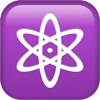 Apple प्लेटफ़ॉर्म के लिए atom symbol
