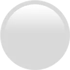 white circle für Apple Plattform
