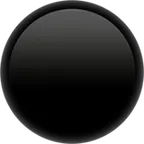 black circle für Apple Plattform