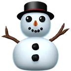 Apple 平台中的 snowman without snow
