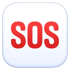 SOS button för Facebook-plattform