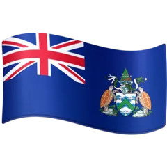 flag: Ascension Island για την πλατφόρμα Facebook