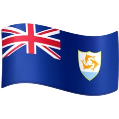 flag: Anguilla для платформы Facebook