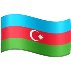 flag: Azerbaijan för Facebook-plattform