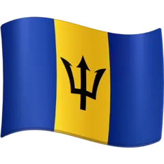 flag: Barbados для платформы Facebook