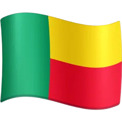 flag: Benin για την πλατφόρμα Facebook