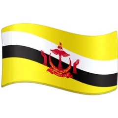 flag: Brunei для платформы Facebook