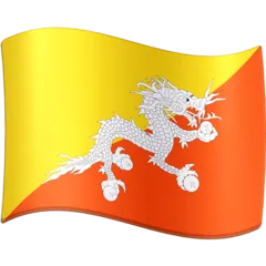 flag: Bhutan สำหรับแพลตฟอร์ม Facebook
