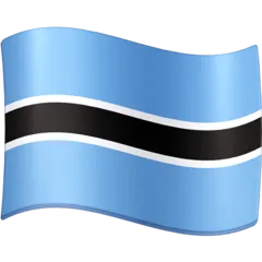 flag: Botswana для платформы Facebook