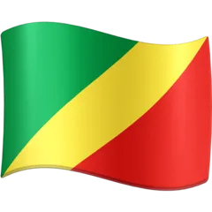 flag: Congo - Brazzaville för Facebook-plattform