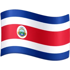 flag: Costa Rica для платформы Facebook