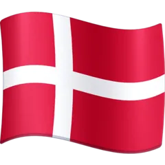 flag: Denmark για την πλατφόρμα Facebook