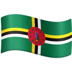 flag: Dominica สำหรับแพลตฟอร์ม Facebook