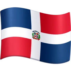 flag: Dominican Republic untuk platform Facebook