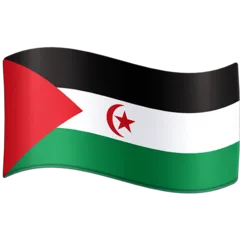 Facebookプラットフォームのflag: Western Sahara
