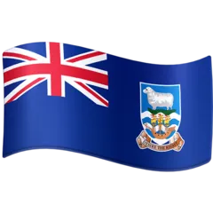 Facebook platformu için flag: Falkland Islands