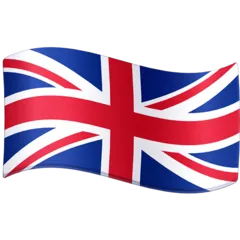flag: United Kingdom для платформи Facebook
