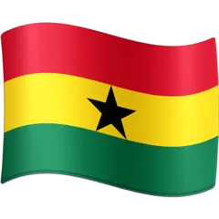 flag: Ghana עבור פלטפורמת Facebook