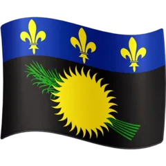 flag: Guadeloupe para la plataforma Facebook