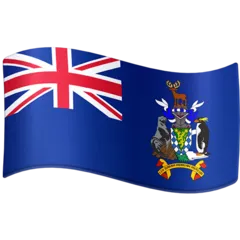 Facebook 平台中的 flag: South Georgia & South Sandwich Islands