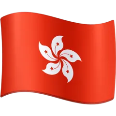 flag: Hong Kong SAR China para a plataforma Facebook