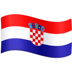 flag: Croatia עבור פלטפורמת Facebook