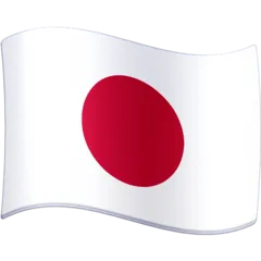 flag: Japan pour la plateforme Facebook