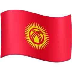 flag: Kyrgyzstan для платформи Facebook