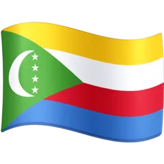 Facebookプラットフォームのflag: Comoros