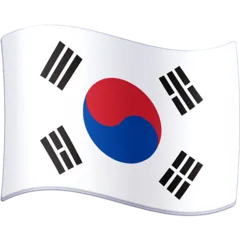 flag: South Korea för Facebook-plattform