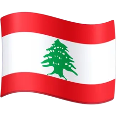 flag: Lebanon для платформы Facebook