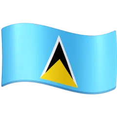 Facebook प्लेटफ़ॉर्म के लिए flag: St. Lucia