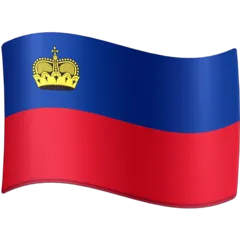 flag: Liechtenstein для платформи Facebook