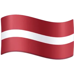 Facebook platformu için flag: Latvia