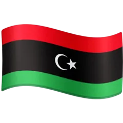 Facebook প্ল্যাটফর্মে জন্য flag: Libya