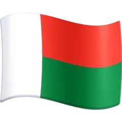flag: Madagascar για την πλατφόρμα Facebook