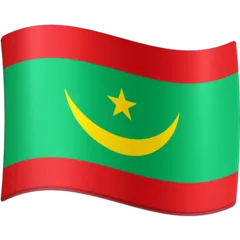 flag: Mauritania per la piattaforma Facebook