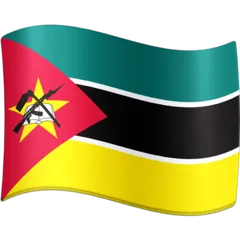 flag: Mozambique para la plataforma Facebook