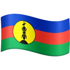 flag: New Caledonia for Facebook-plattformen