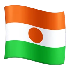 flag: Niger για την πλατφόρμα Facebook
