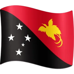 flag: Papua New Guinea for Facebook platform