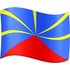 flag: Réunion for Facebook-plattformen