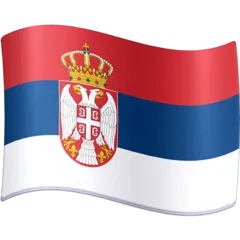flag: Serbia لمنصة Facebook