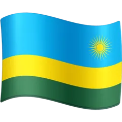 flag: Rwanda لمنصة Facebook