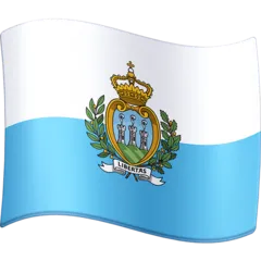 flag: San Marino pour la plateforme Facebook