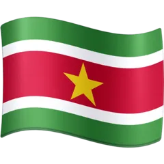 flag: Suriname для платформи Facebook